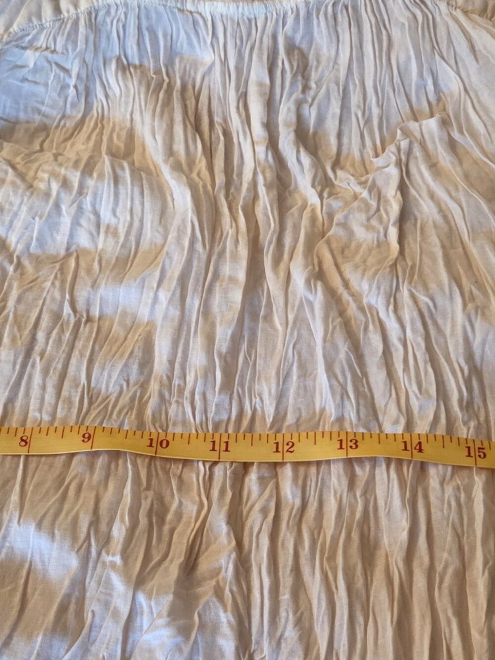 MAGNOLIA PEARL EUROPEAN COTTON IVORY TOP - Picture 10 of 10